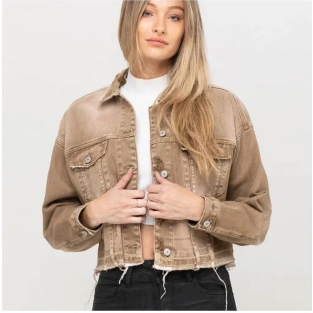 Vervet Oversized Crop Jacket